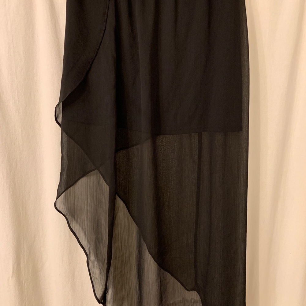Express High Low Black Skirt